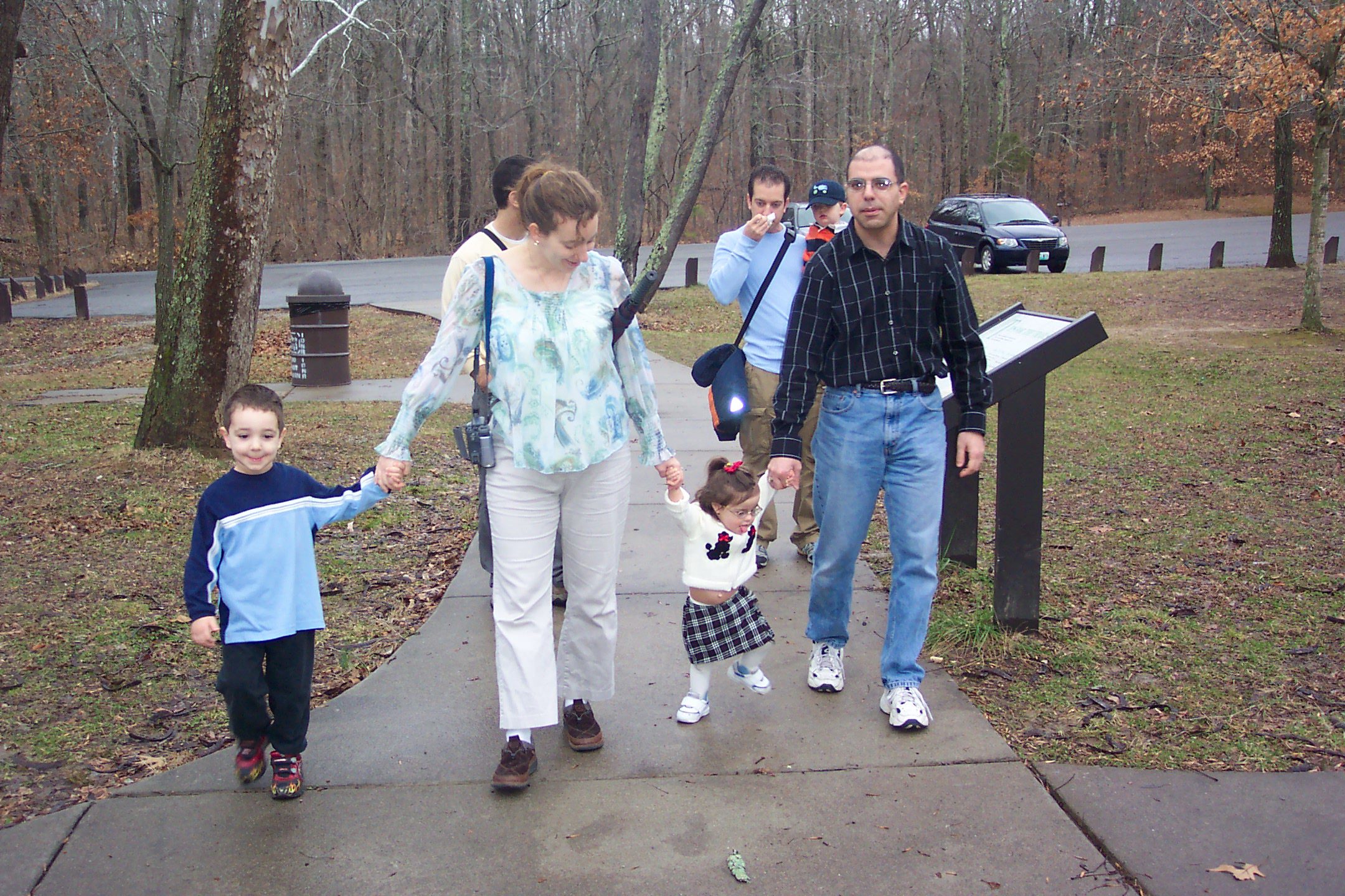 A Family Walk in Giant City, 12/27/08