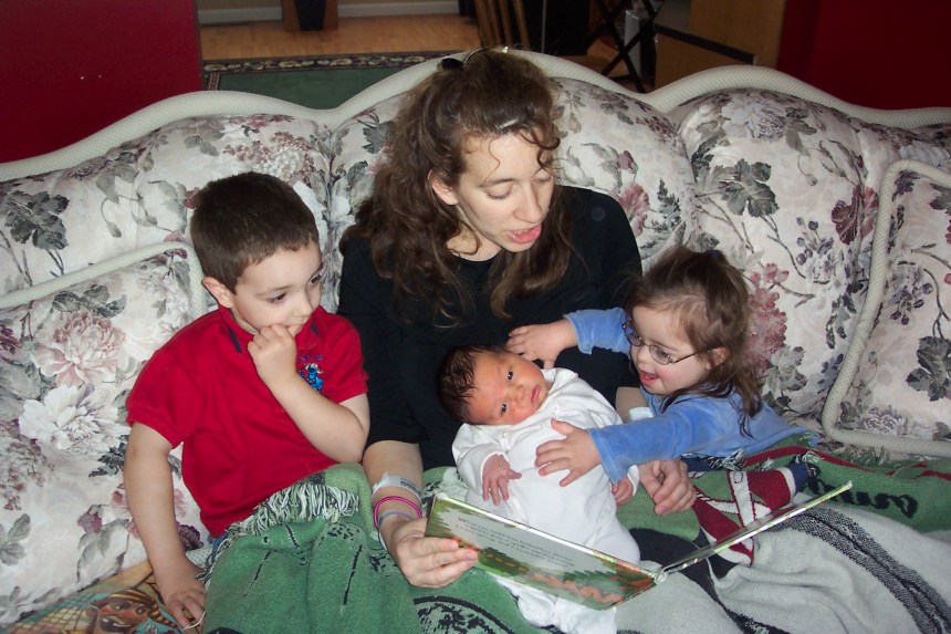 Before the drama began, fresh from the hospital