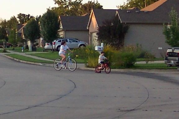 A short bike ride with Alex