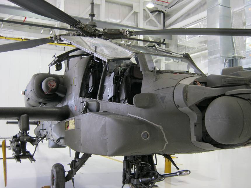 Apache helicopter