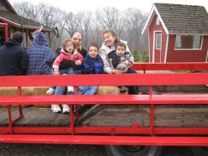 "Hay" ride at Timber View