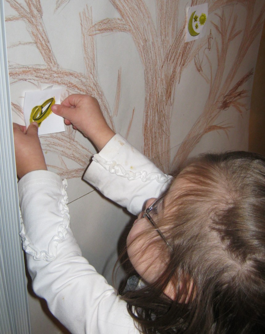 Julianna's first Jesse Tree ornament