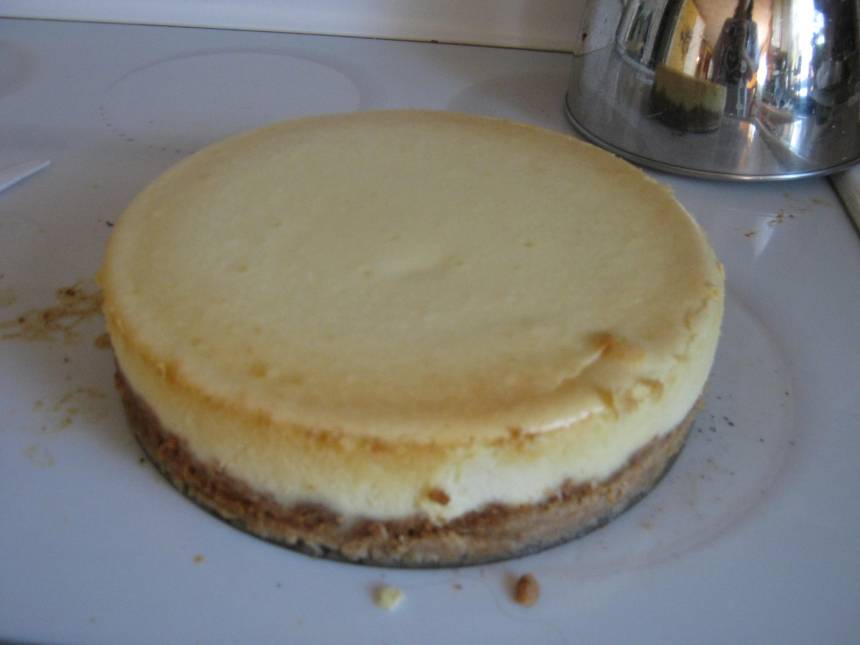 cheesecake unscathed