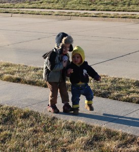 As an aside, Nicholas loves that hat. Which is good because it's a) super cute, and b) super warm.