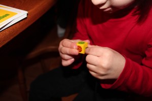 One of the mystery beads