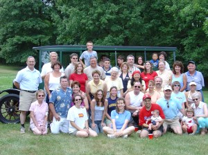 About 2/3 of my mother's family, eight years ago