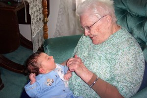 Grandma with Nicholas, 2009