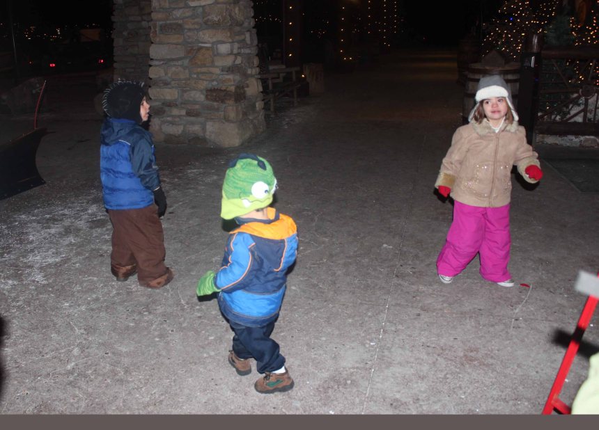 (And they marched in circles in front of the door. Not getting past this bunch without acknowledging them.)