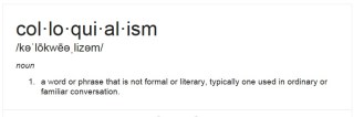 colloquialism