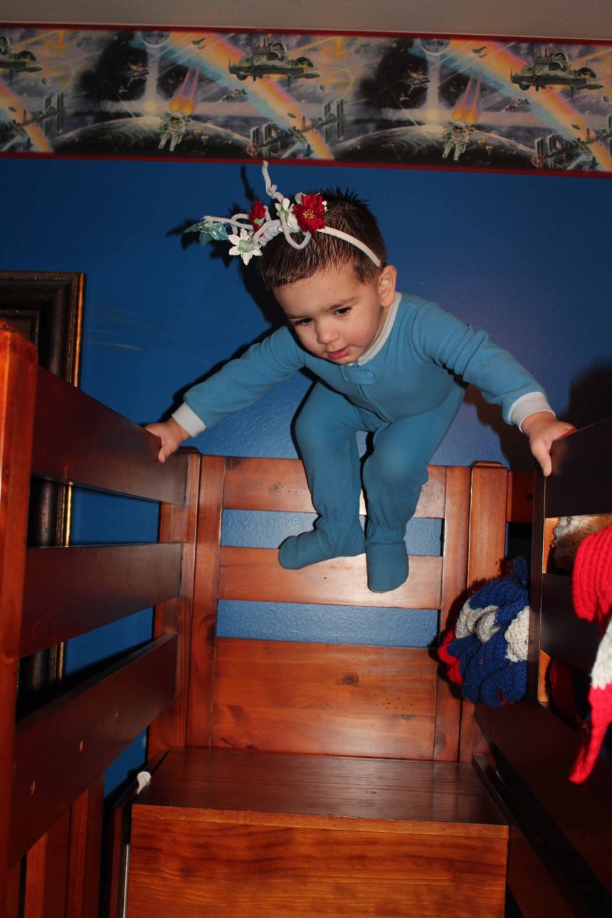 And he has a death wish, apparently.