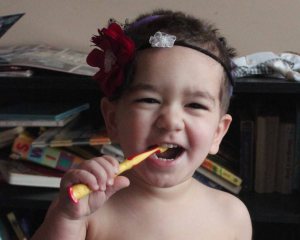 The woman who watches the kids on Wednesday nights for choir practice greeted Michael this week with: "You have the most awesome head gear." :)