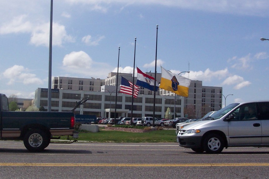 Papal Flag Half Mast