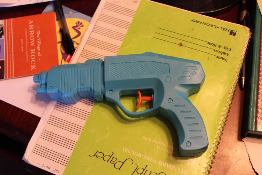 What would you call this? A water gun? Au contraire...