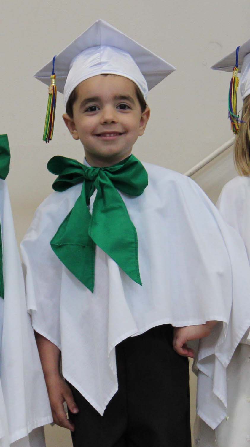 Nicholas' preschool graduation