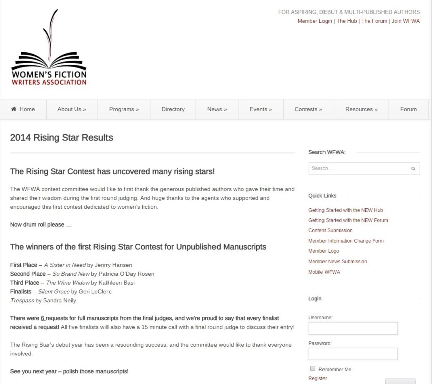 Rising Star announcement 10-10-14