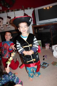 I wasn't going to include this picture until I saw Nicholas' expression in the background.