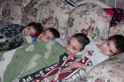 One blanket kids